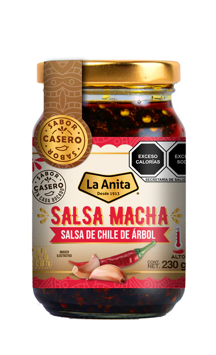 La Anita Salsa Macha, 230g jar.