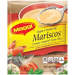 Here's an alt tag for the image: Maggi Creamy Seafood Soup Mix Packet