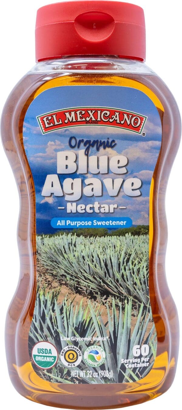 Organic Blue Agave Nectar sweetener.