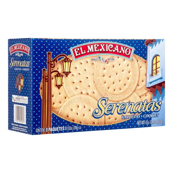 El Mexicano Serenatas cookies box.