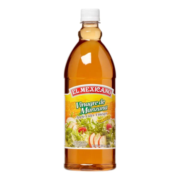 El Mexicano apple cider vinegar bottle.