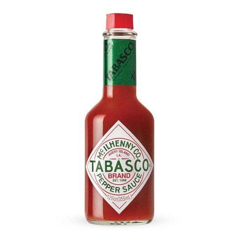 Tabasco pepper sauce bottle, 12 fl oz.