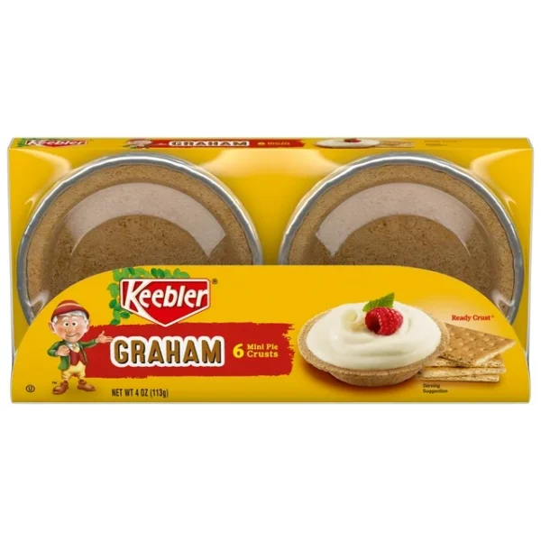 Keebler Graham mini pie crusts, 6 pack.