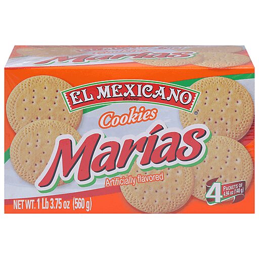 El Mexicano Marias cookies, artificially flavored.