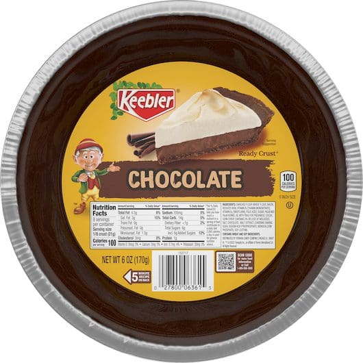 Keebler Chocolate Pie, 6 oz. Ready Crust.