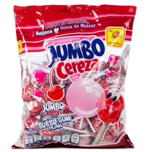 Jumbo Cereza Lollipop