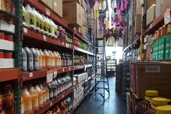 A store filled with lots of shelves full of bottles.