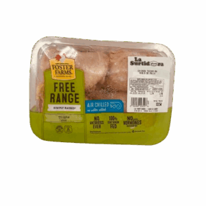 Muslos De Pollo Chicken Thighs (FosterFarm 4 pack Tray)