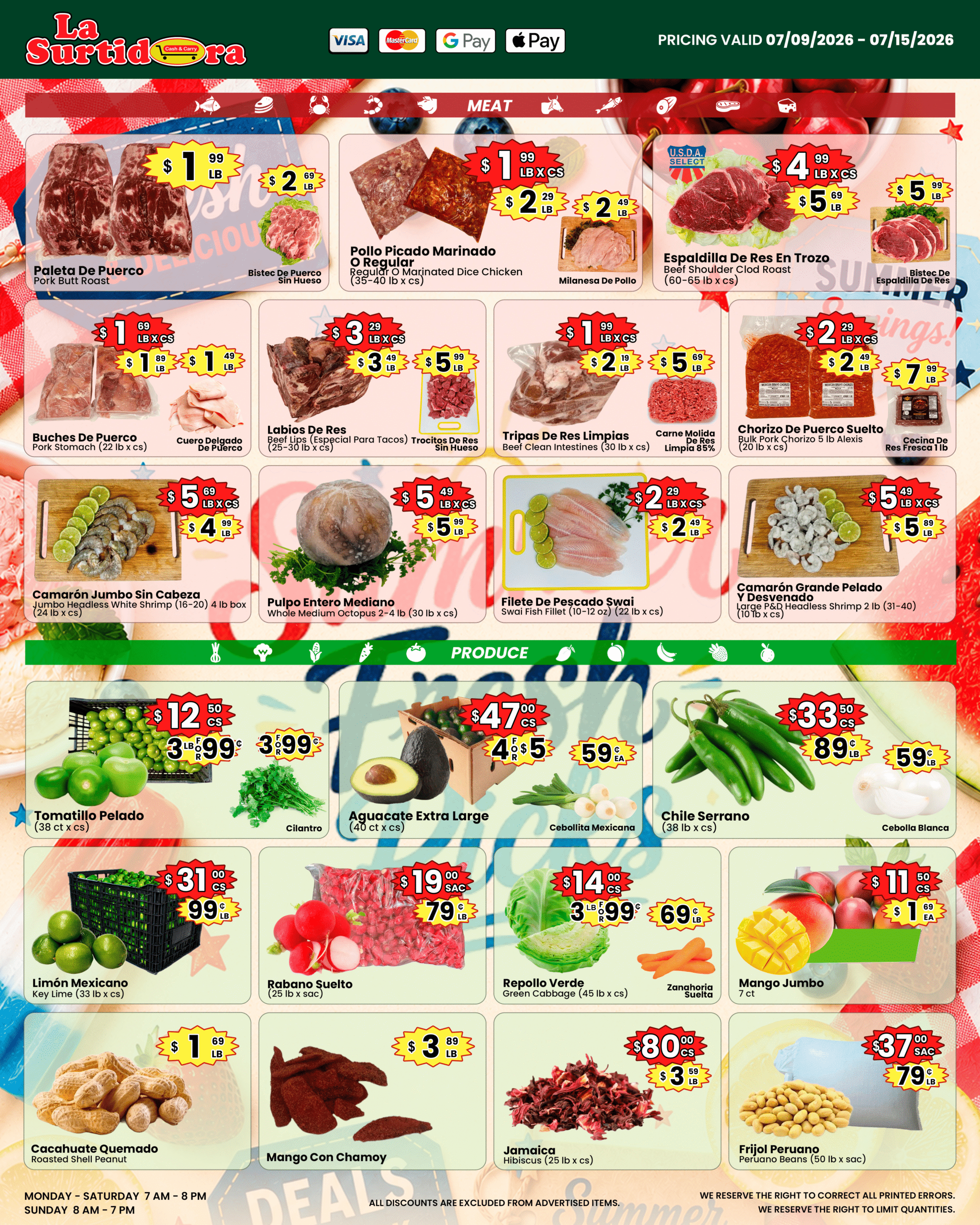 MEAT-PRODUCE